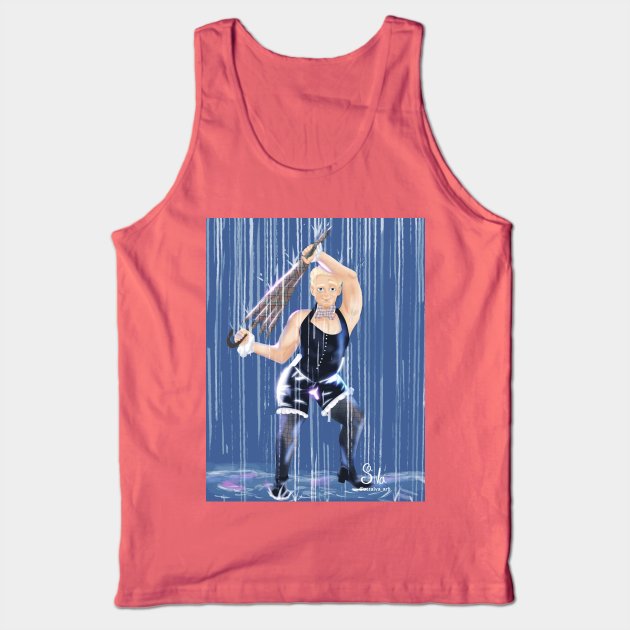 Aziraphale Dancing in the rain Tank Top by AC Salva